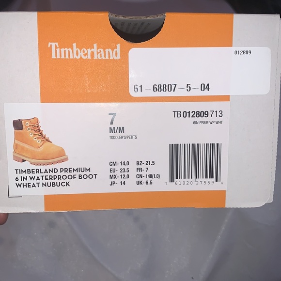 New 2022 waterproof wheat toddler boots - Picture 6 of 7
